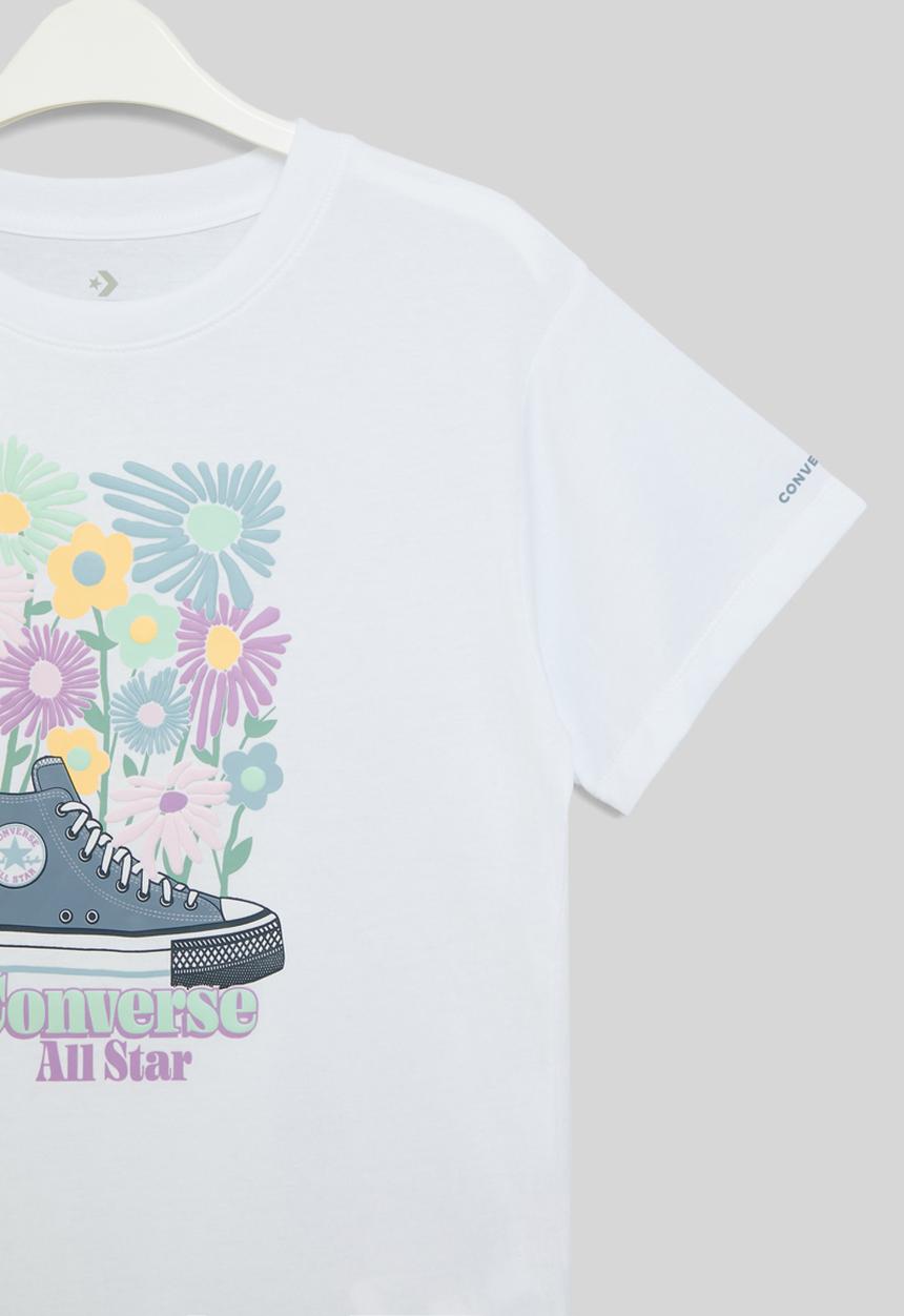 Converse - Cnvg boyfriend graphic T-shirt - white