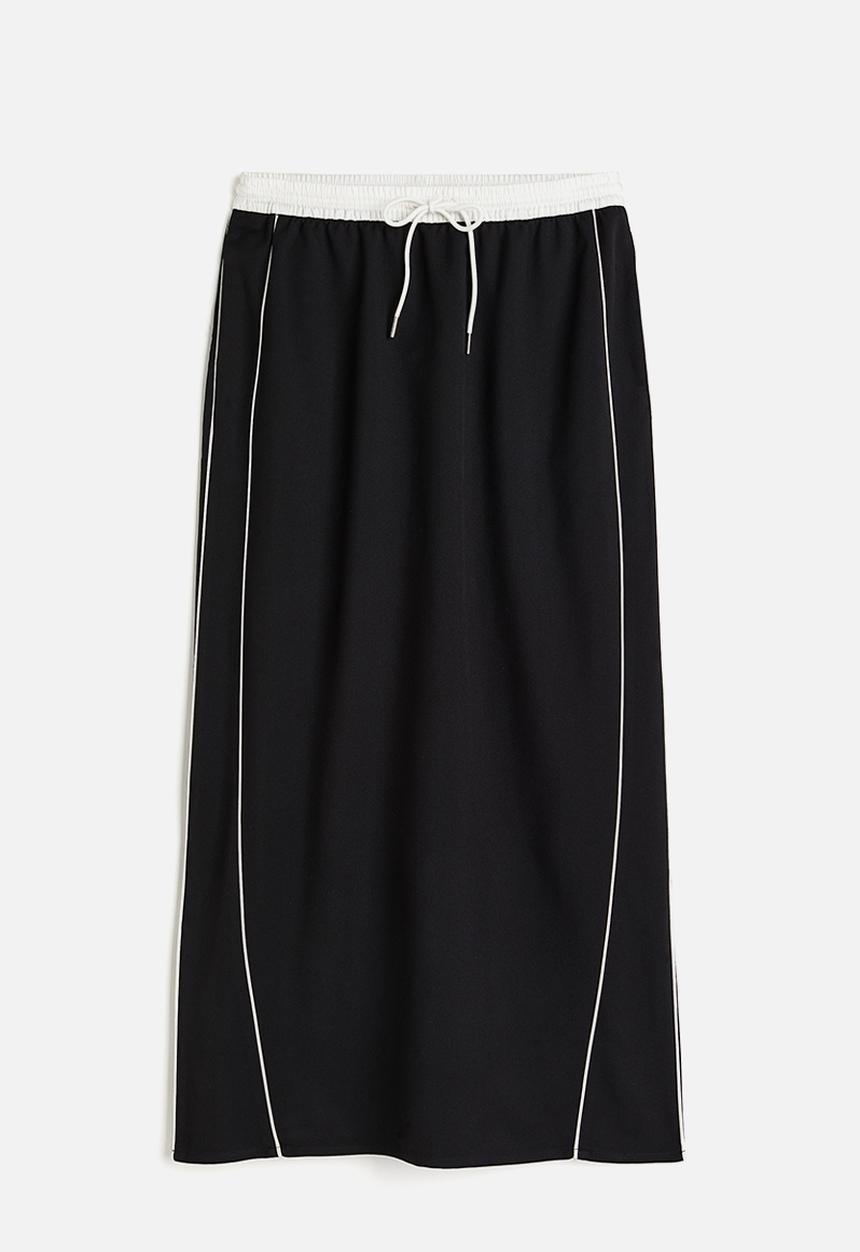 H&M - Pull-on maxi skirt - black