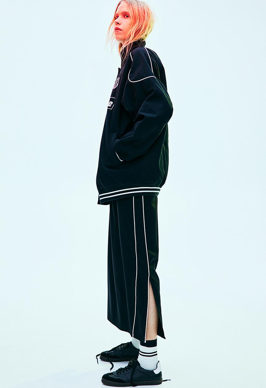 H&M - Pull-on maxi skirt - black
