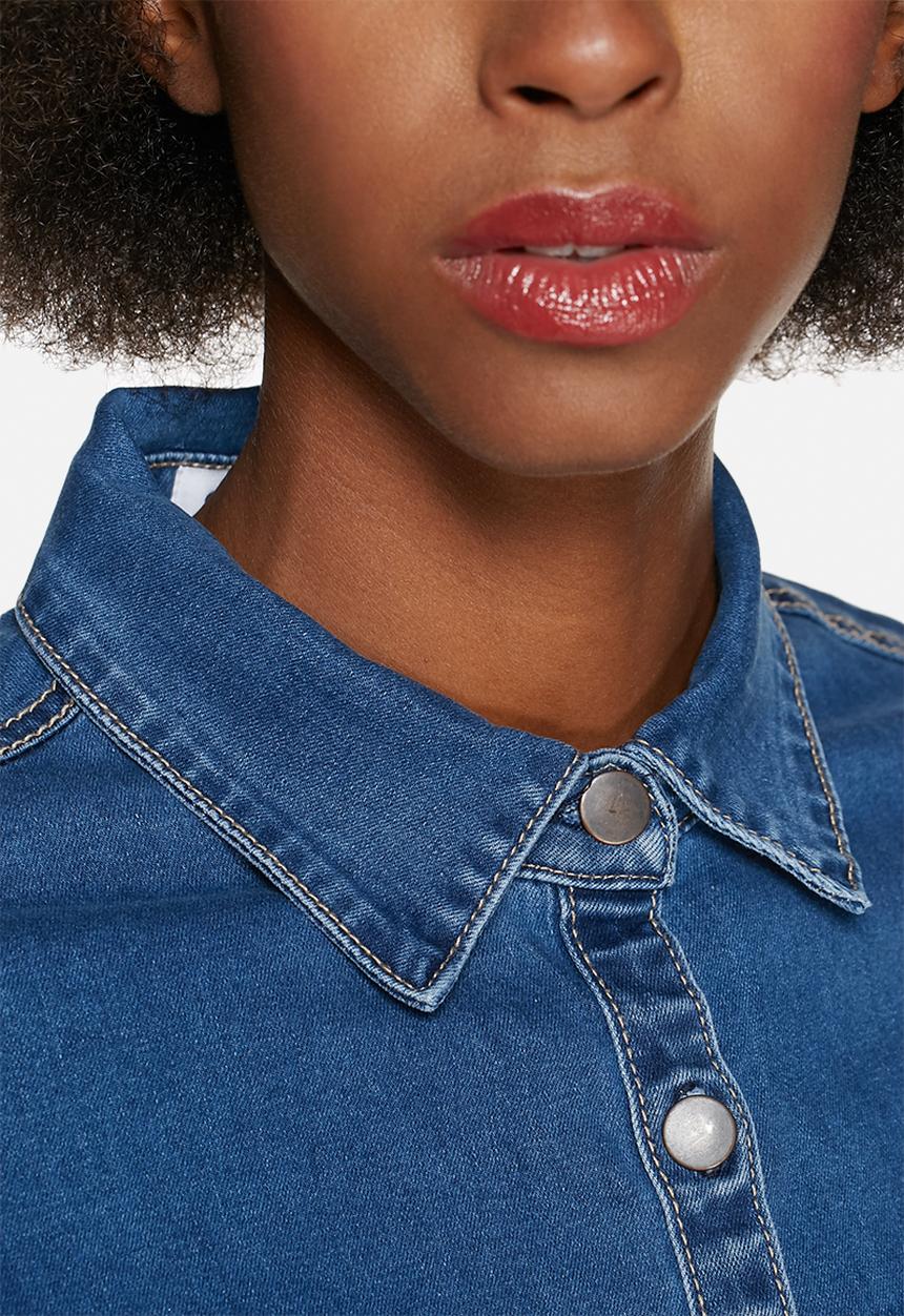 Glamorous - Long Denim Button Dress