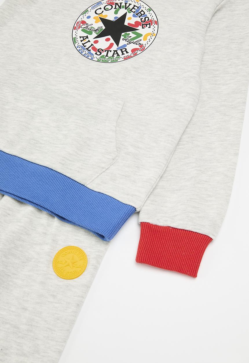 Converse - Cnvb squiggle po hoodie set - grey heather