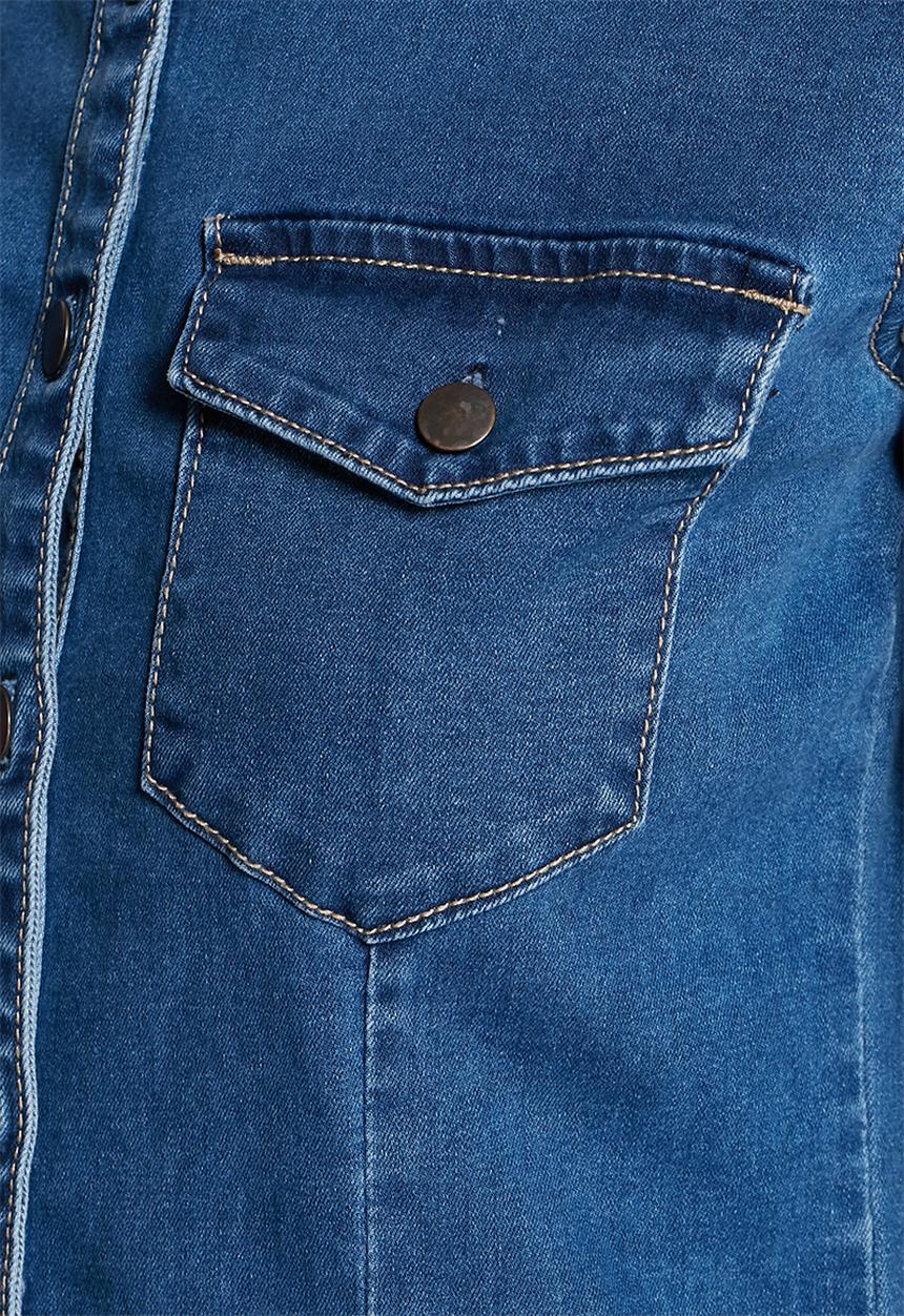 Glamorous - Long Denim Button Dress