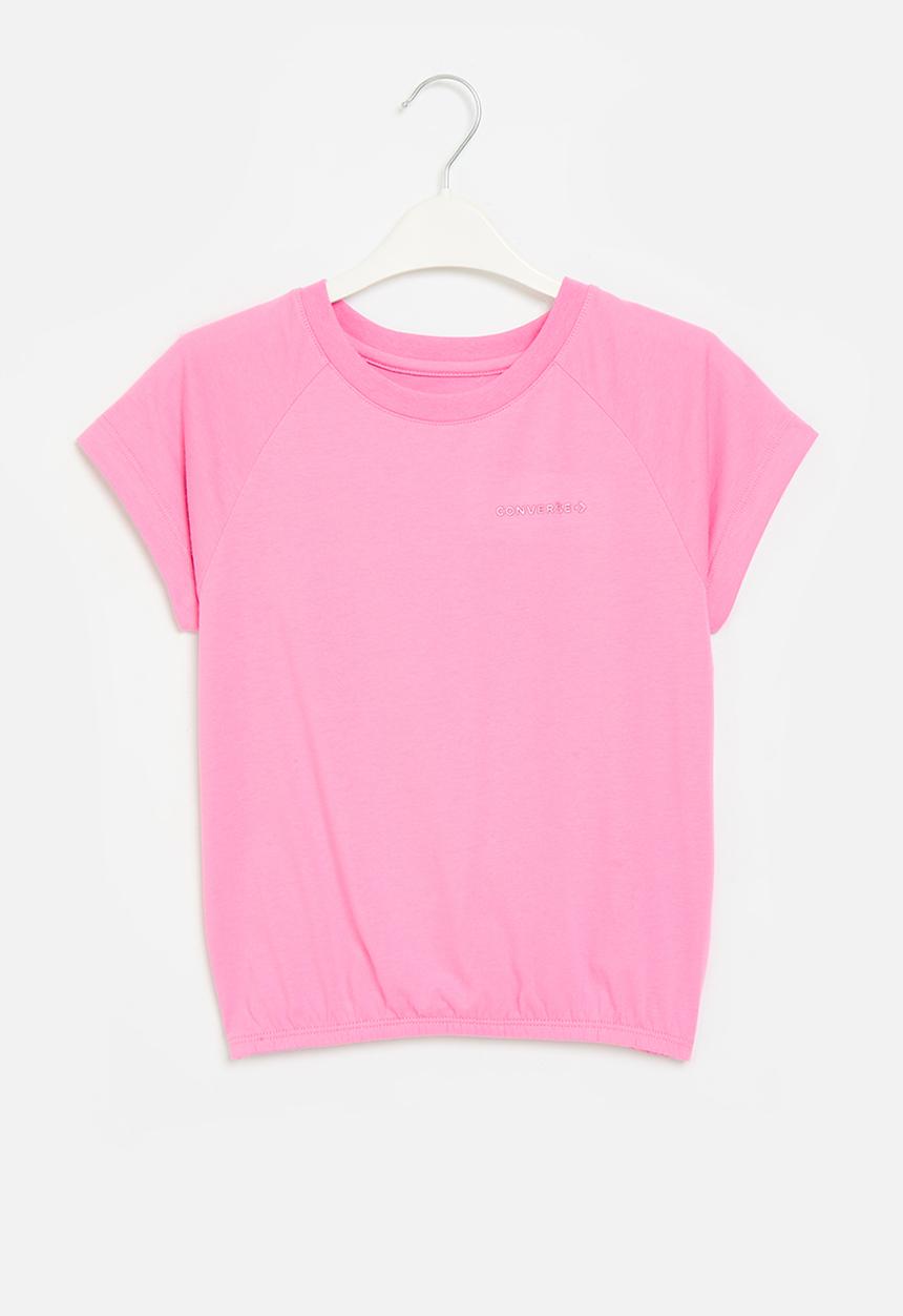 Converse - Cnvg raglan hi low knit top - oops pink