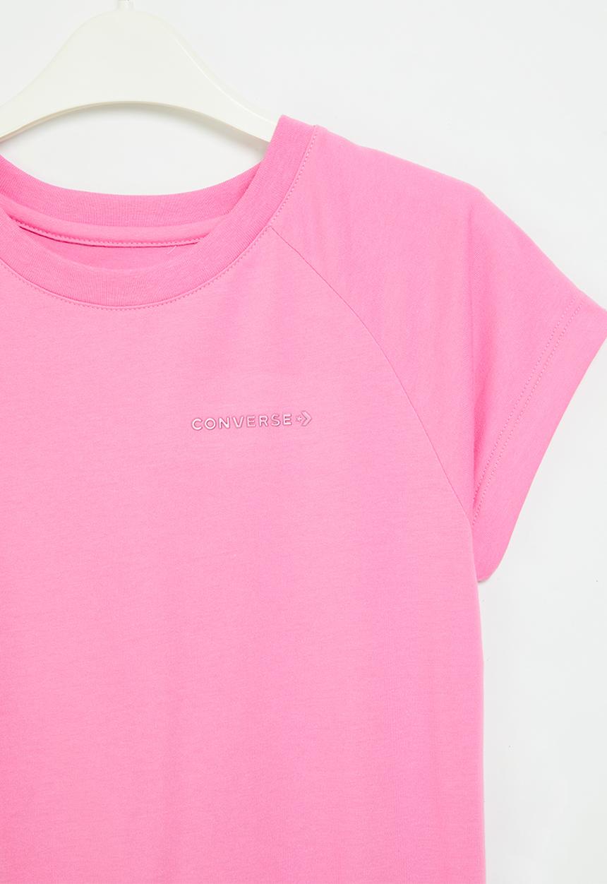 Converse - Cnvg raglan hi low knit top - oops pink