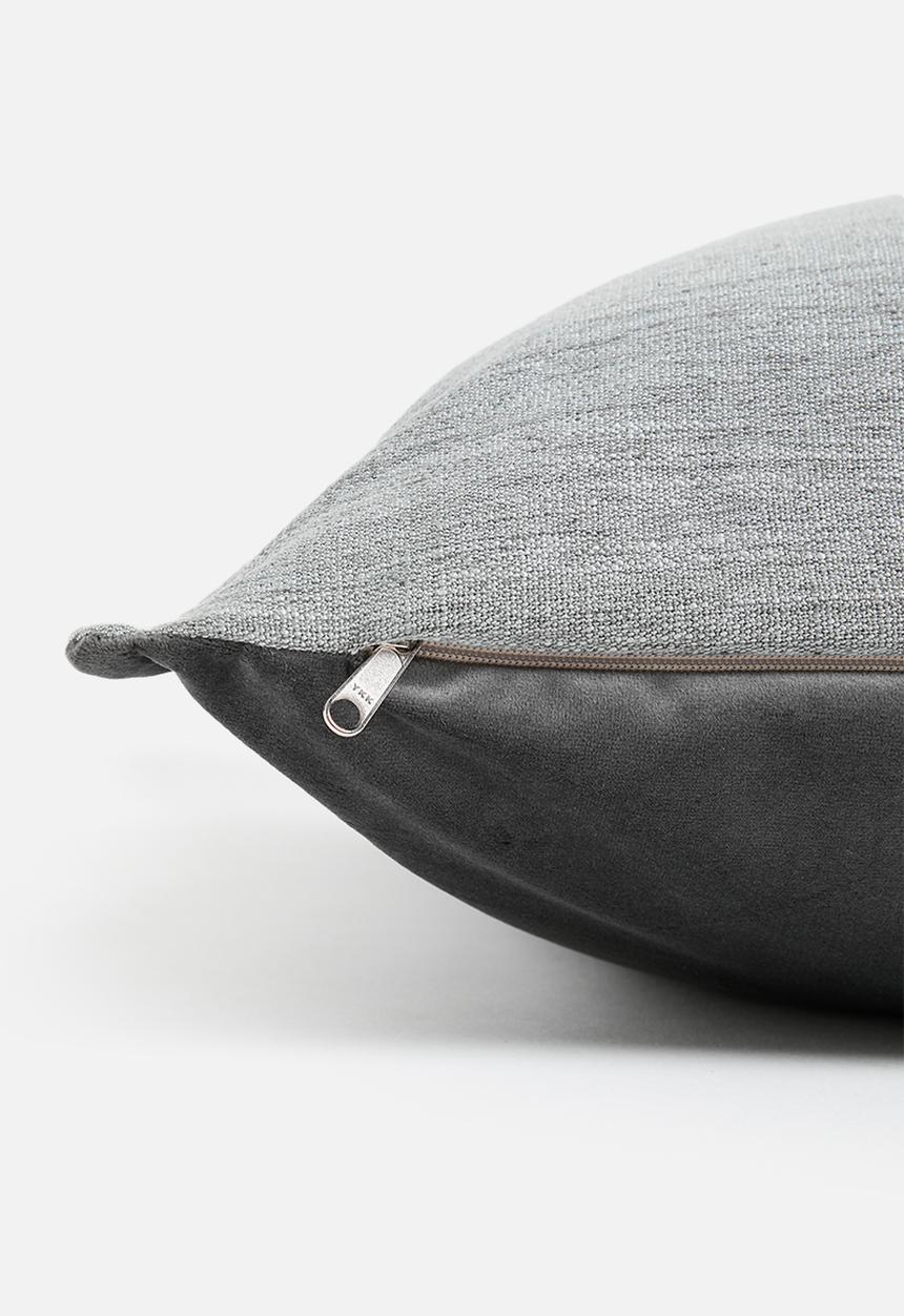 Hertex Fabrics - Granite cushion cover - charcoal