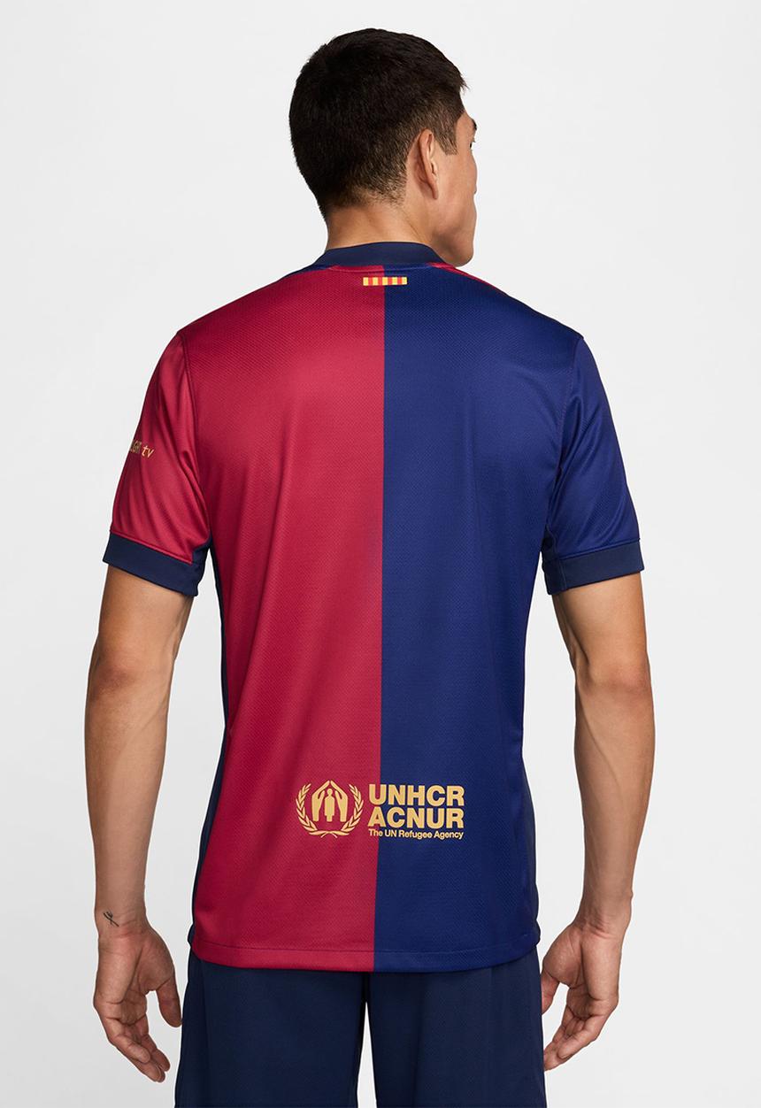 Nike - F.C. Barcelona 2024/25 Stadium Home Jersey - deep royal /red/gold