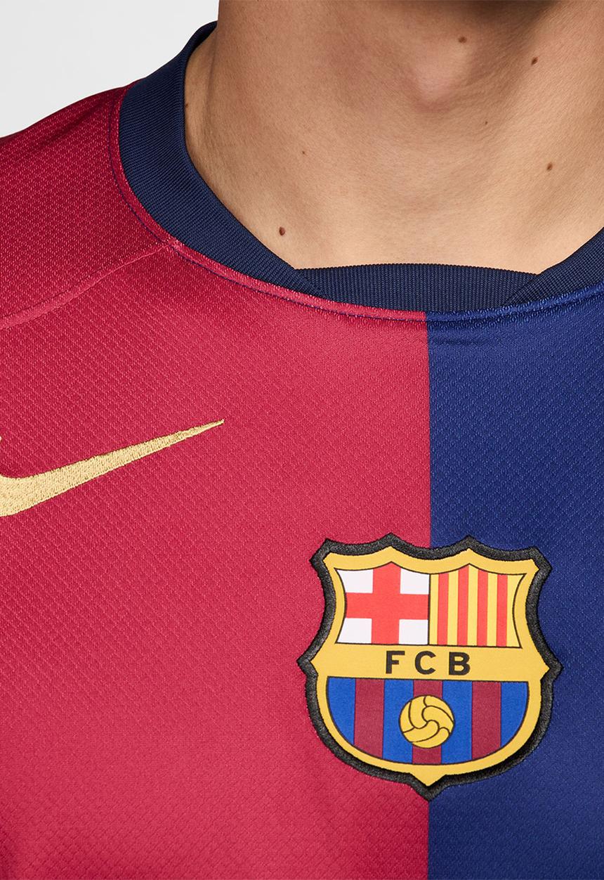Nike - F.C. Barcelona 2024/25 Stadium Home Jersey - deep royal /red/gold