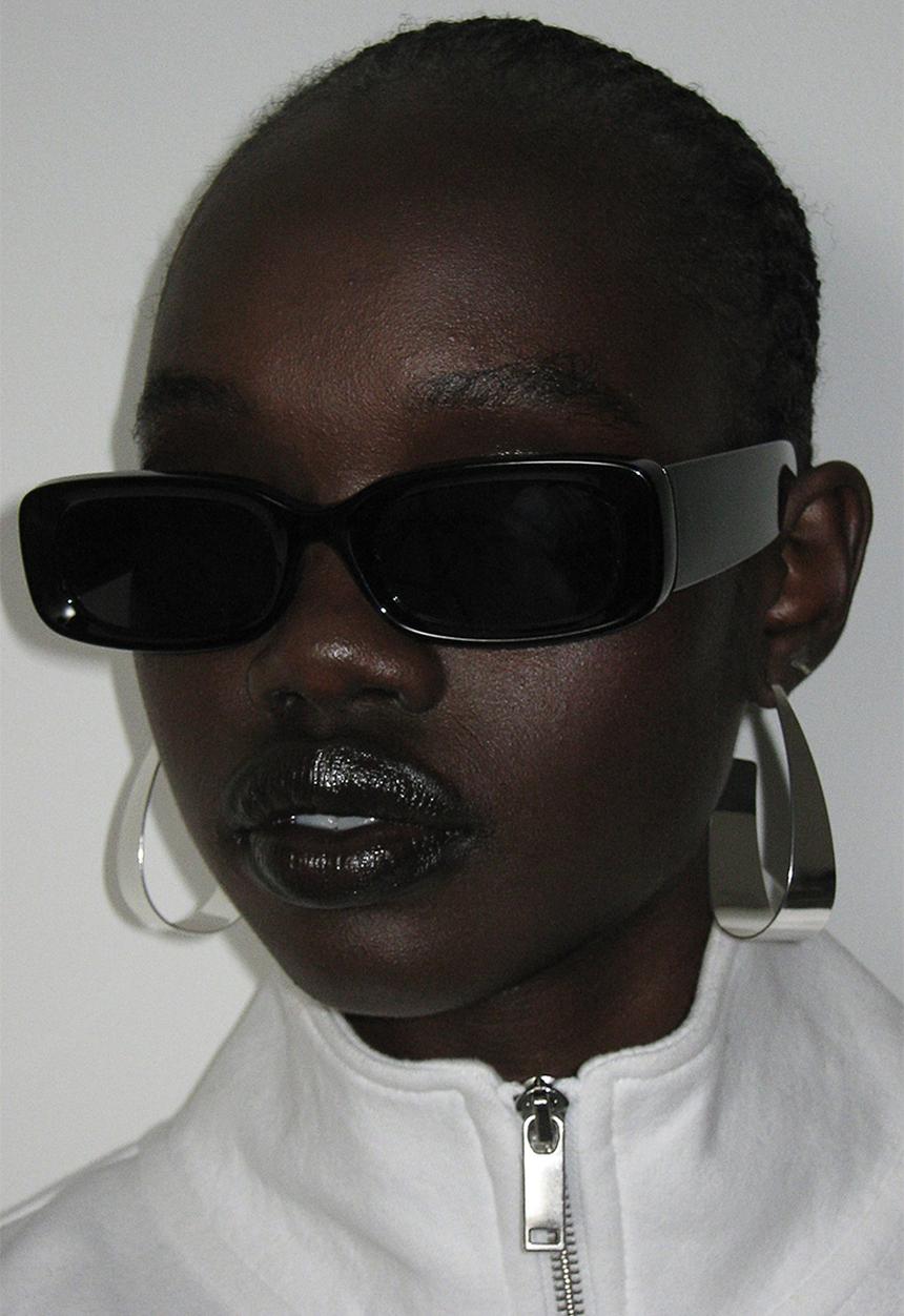 H&M - Rectangular sunglasses - black