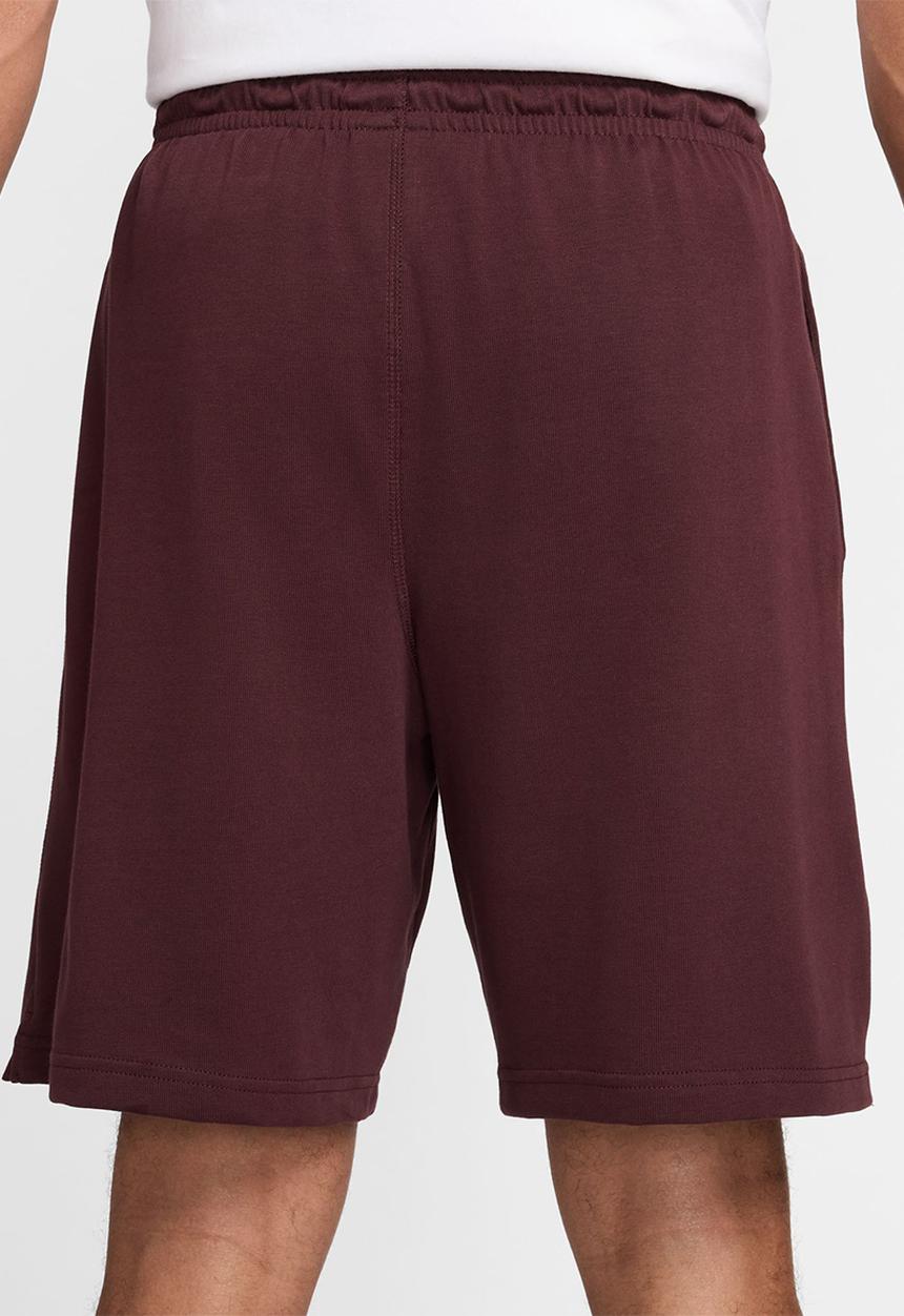 Nike - Nike Sportswear Club Knit Short  - burgundy crush/white