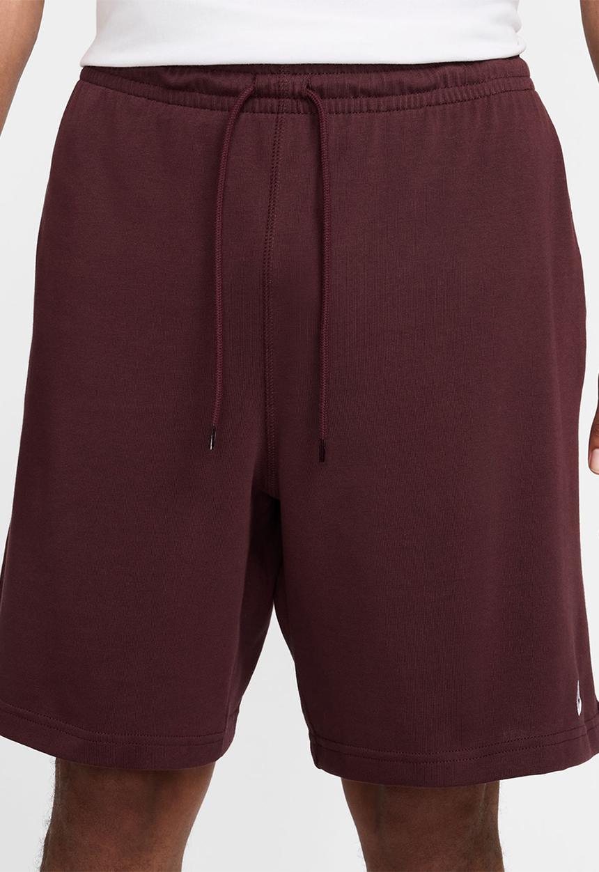 Nike - Nike Sportswear Club Knit Short  - burgundy crush/white