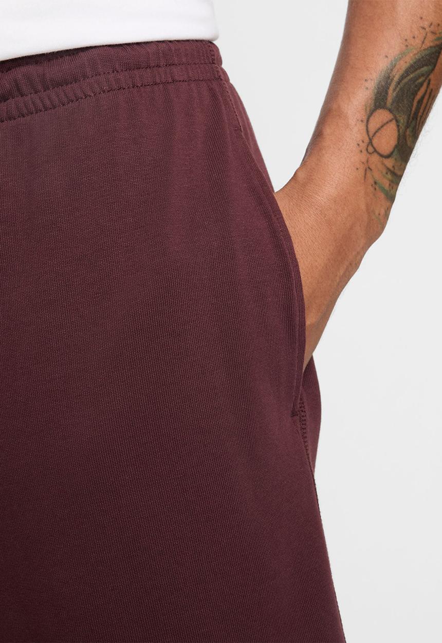 Nike - Nike Sportswear Club Knit Short  - burgundy crush/white