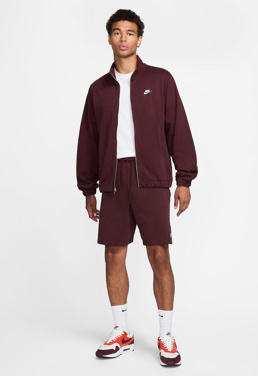 Nike - Nike Sportswear Club Knit Short  - burgundy crush/white