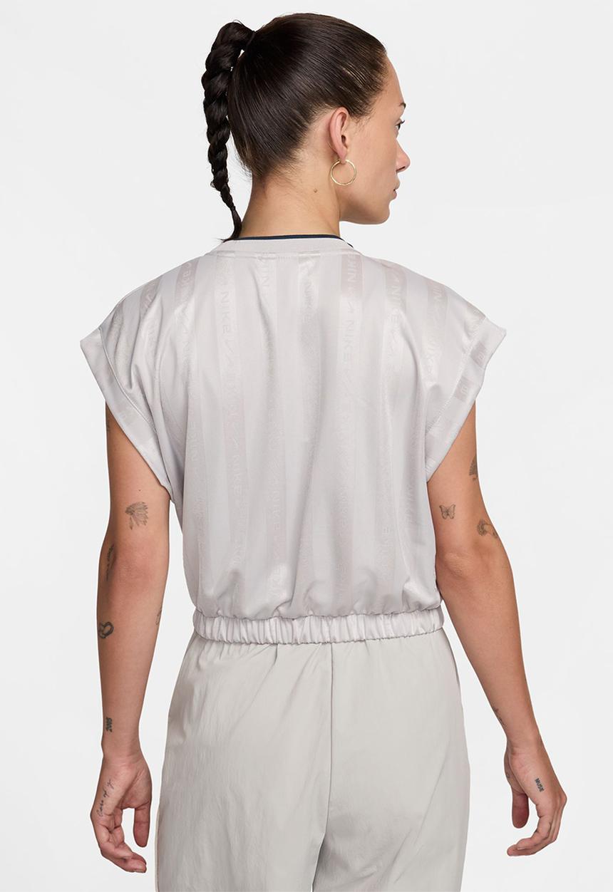 Nike - Nike Collection Jacquard Top - Lt Iron Ore/White/Lt Iron Ore/White