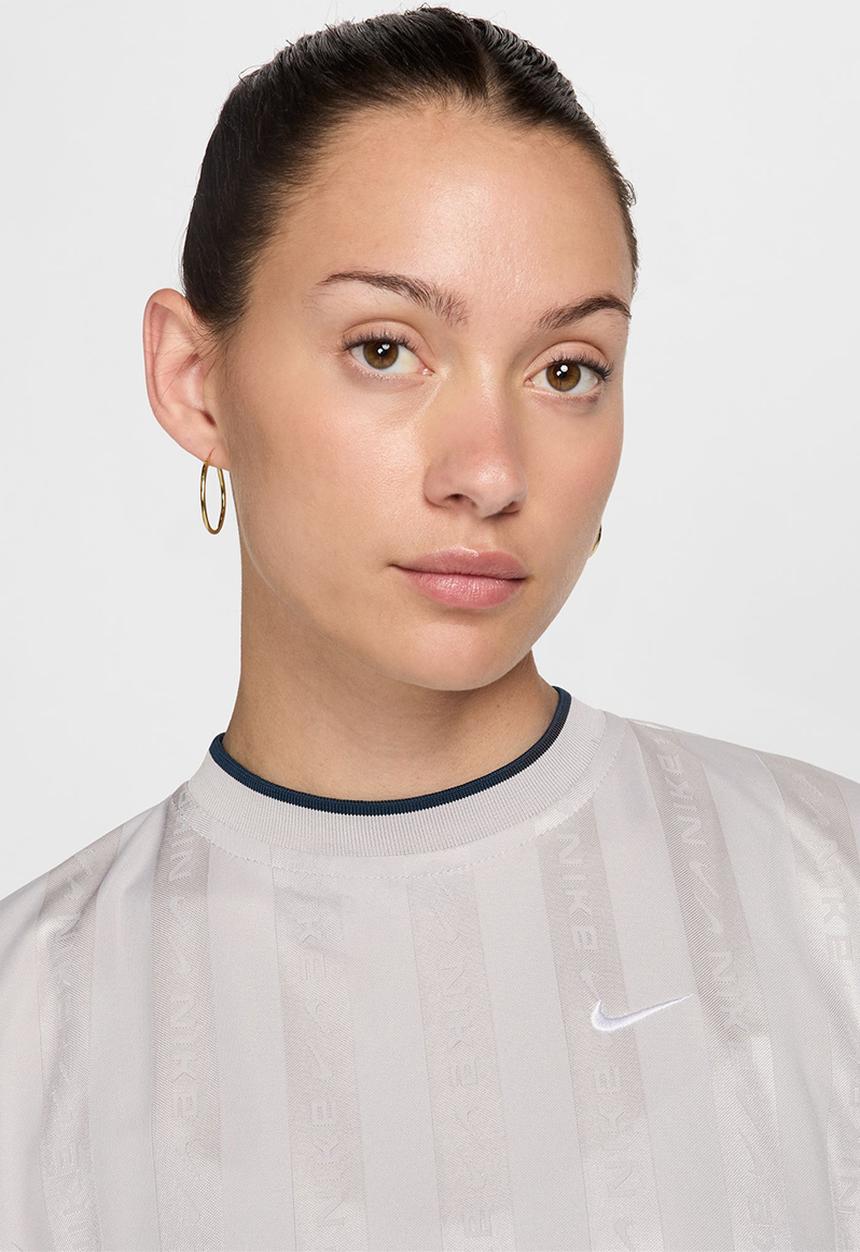 Nike - Nike Collection Jacquard Top - Lt Iron Ore/White/Lt Iron Ore/White