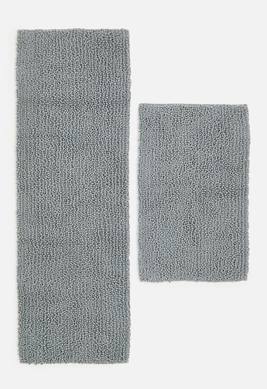 Linen House - Reed Grey Bathmat - grey