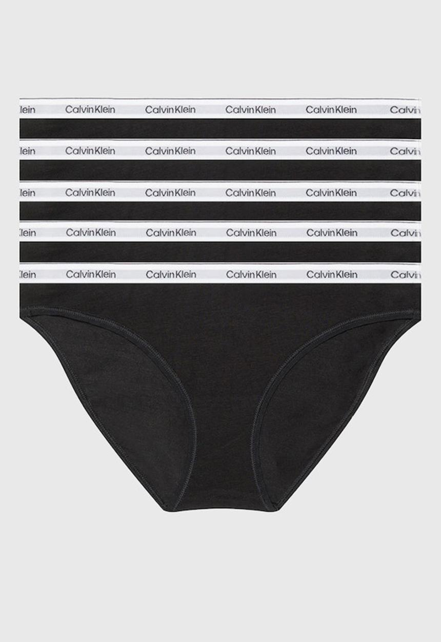 Calvin Klein - Bikini 5 pack logo - black