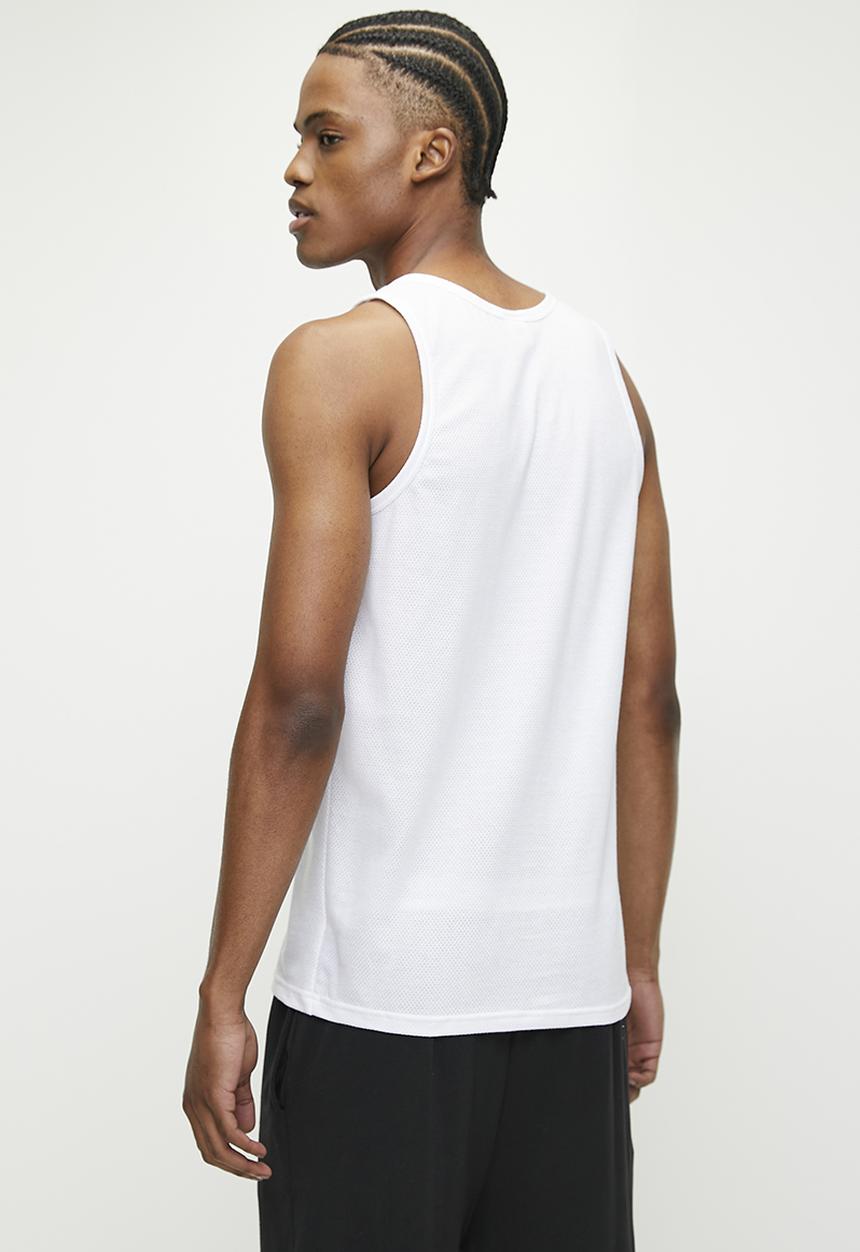 Jockey - 2 Pack eyelet vest - classic white 