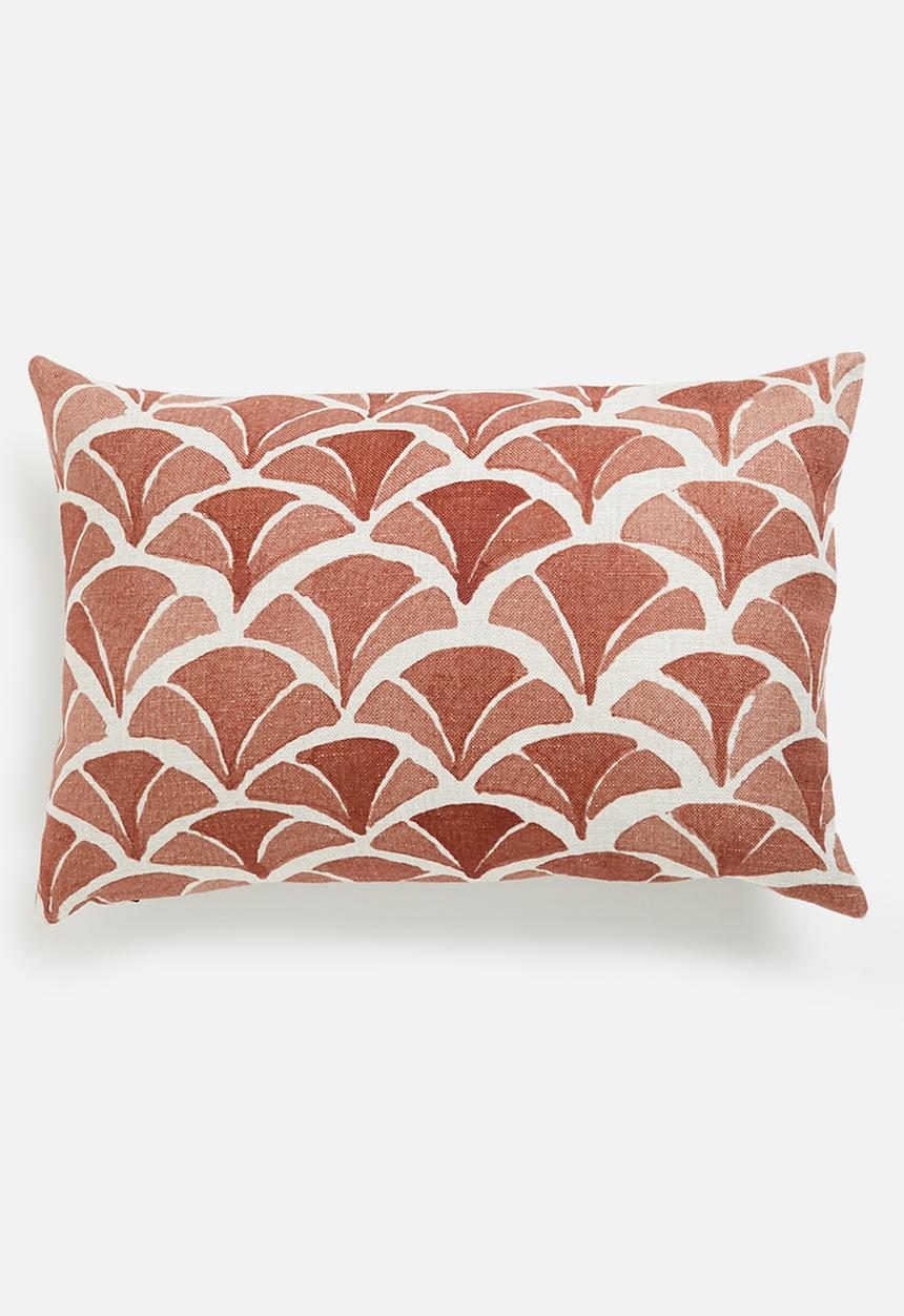 Hertex Fabrics - Crysler cushion cover - Rust