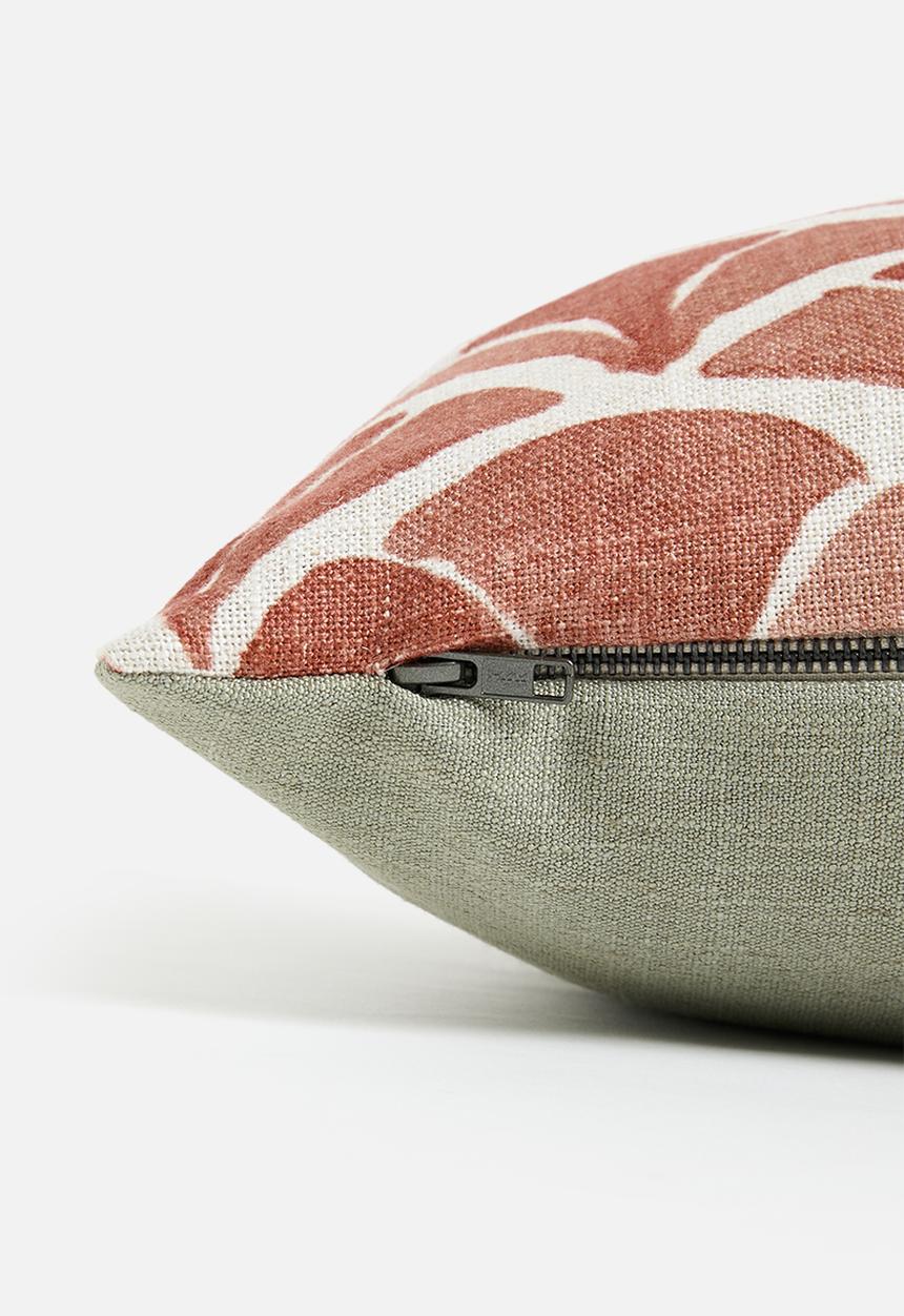 Hertex Fabrics - Crysler cushion cover - Rust
