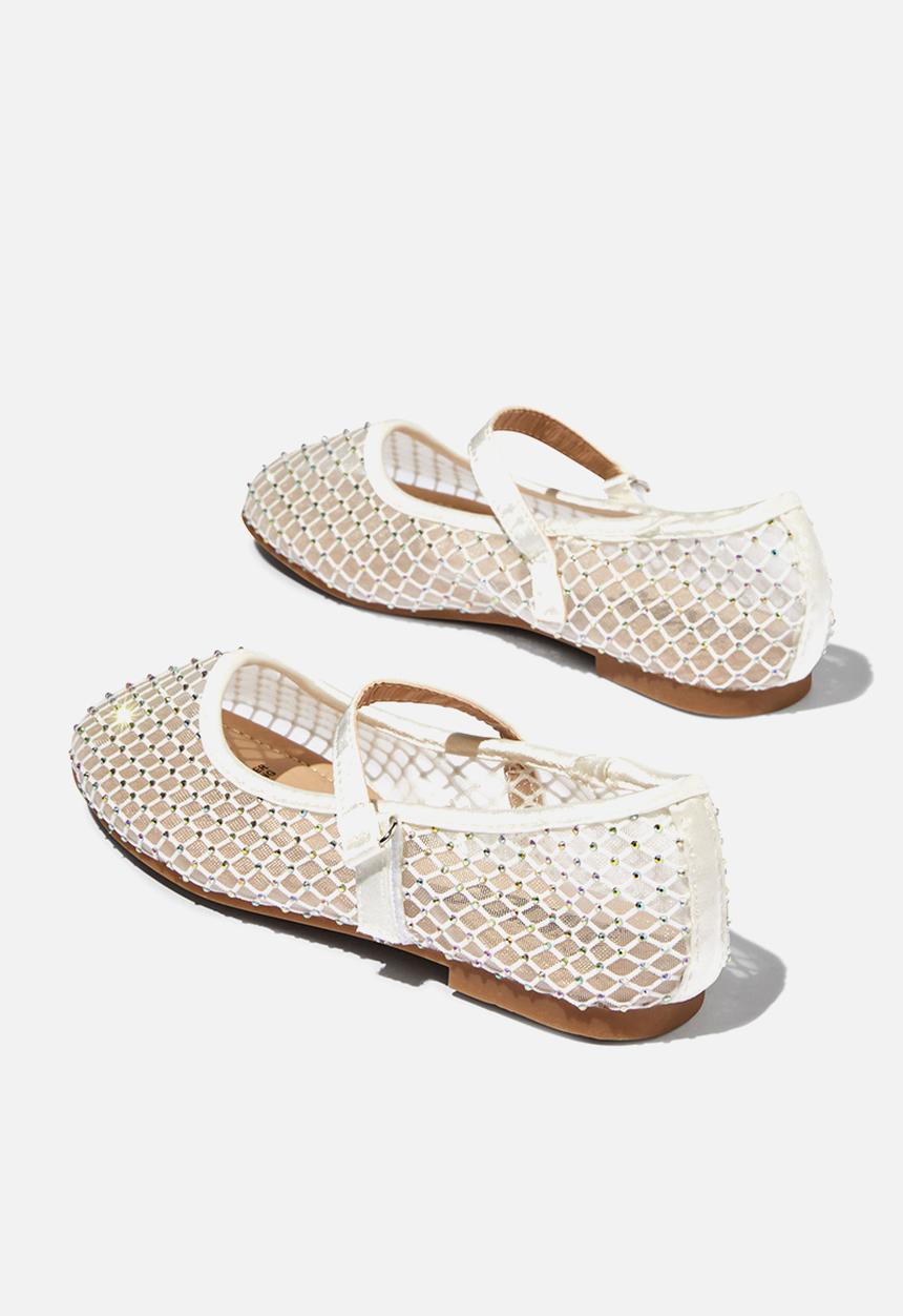 Cotton On - Olivia ballet flat - white mesh