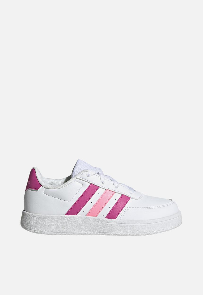 adidas Performance - Breaknet 2.0 K - Ftwr White/Lucid Fuchsia/Beam Pink