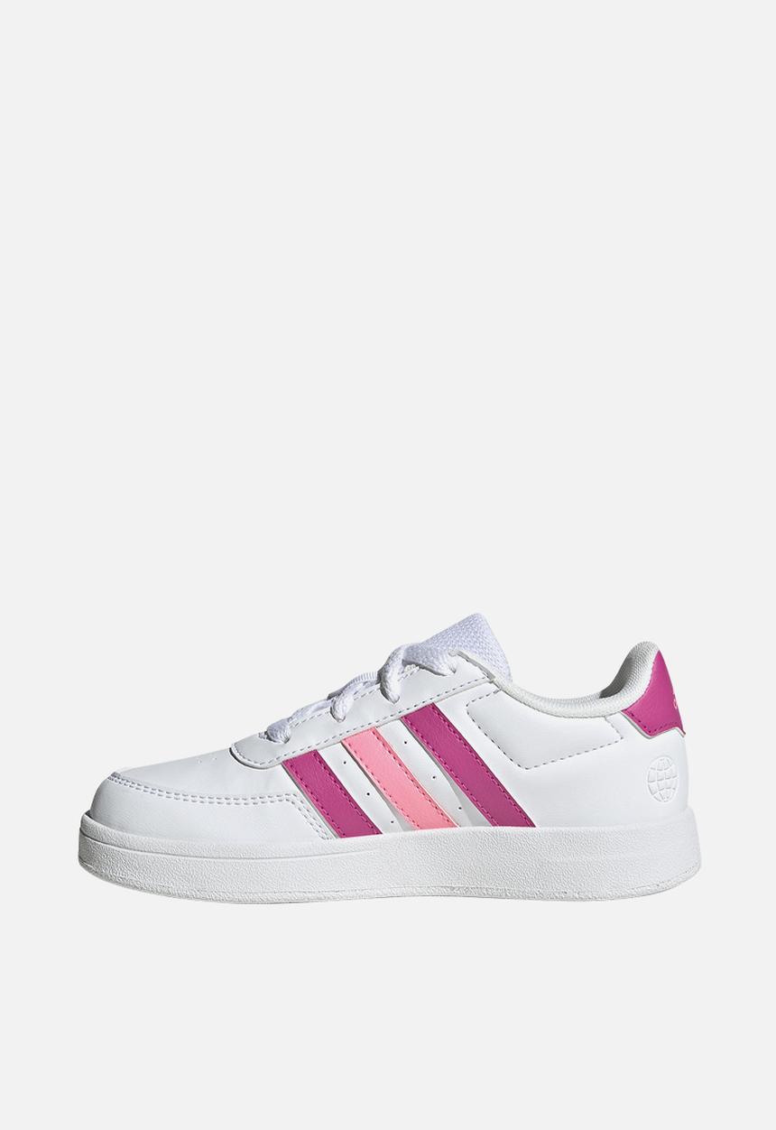 adidas Performance - Breaknet 2.0 K - Ftwr White/Lucid Fuchsia/Beam Pink