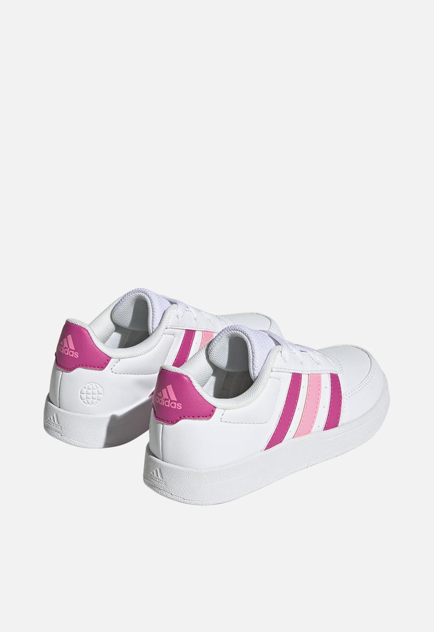 adidas Performance - Breaknet 2.0 K - Ftwr White/Lucid Fuchsia/Beam Pink