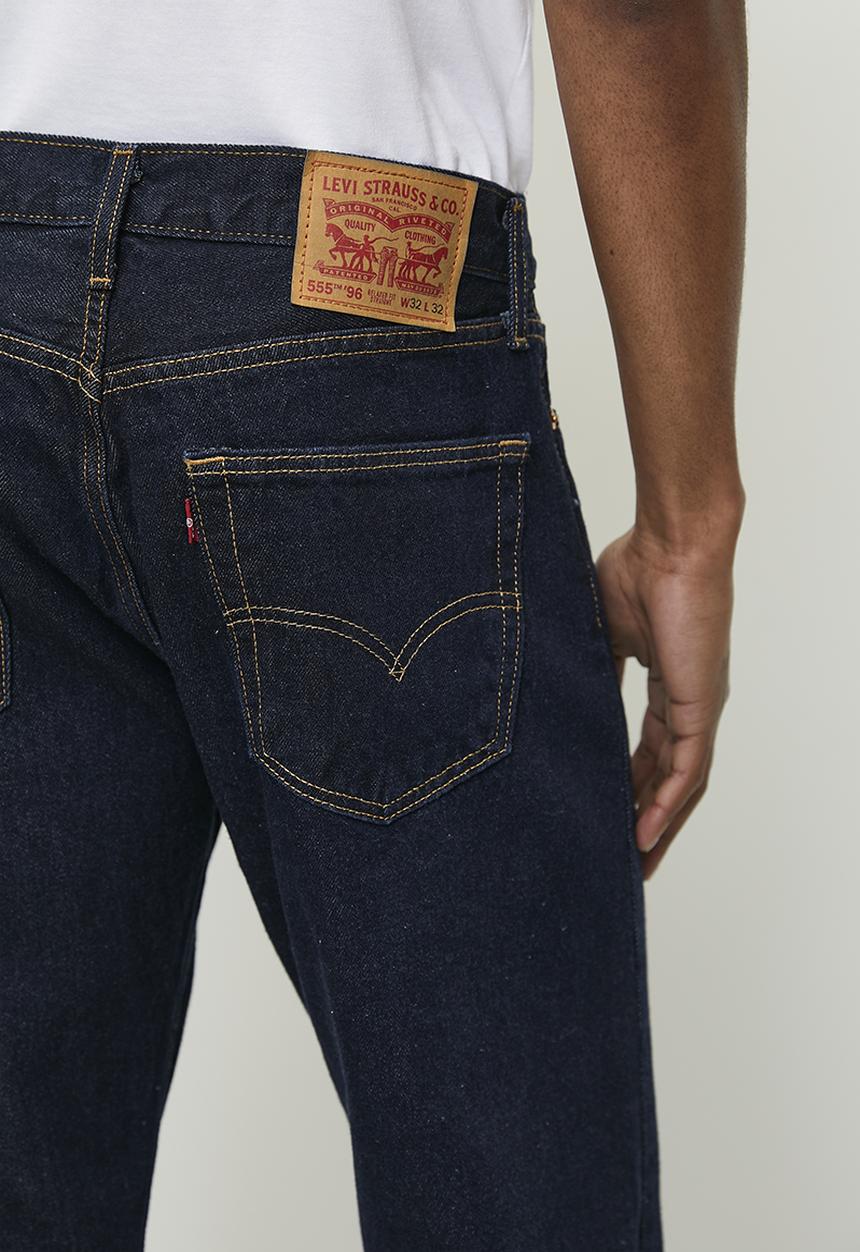 Levi’s® - 555 '96 Relaxed str za good as new rinse - indigo