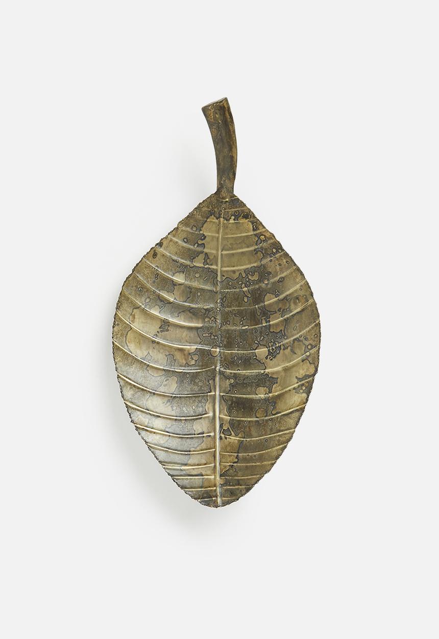 Sixth Floor - Iron Leaf Tray - Grey