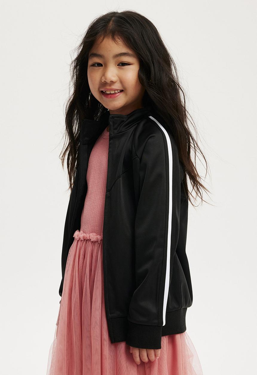 Cotton On - Beckett zip thru sport jacket - black