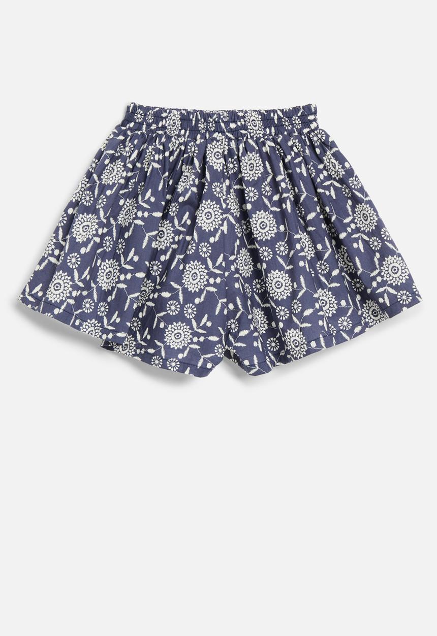 Pop Candy - Floral shorts - blue