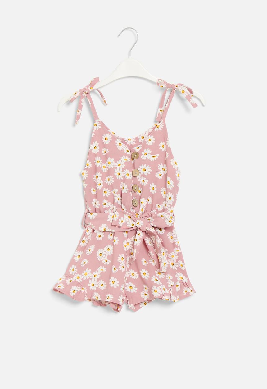 Pop Candy - Floral jumpsuit - pink