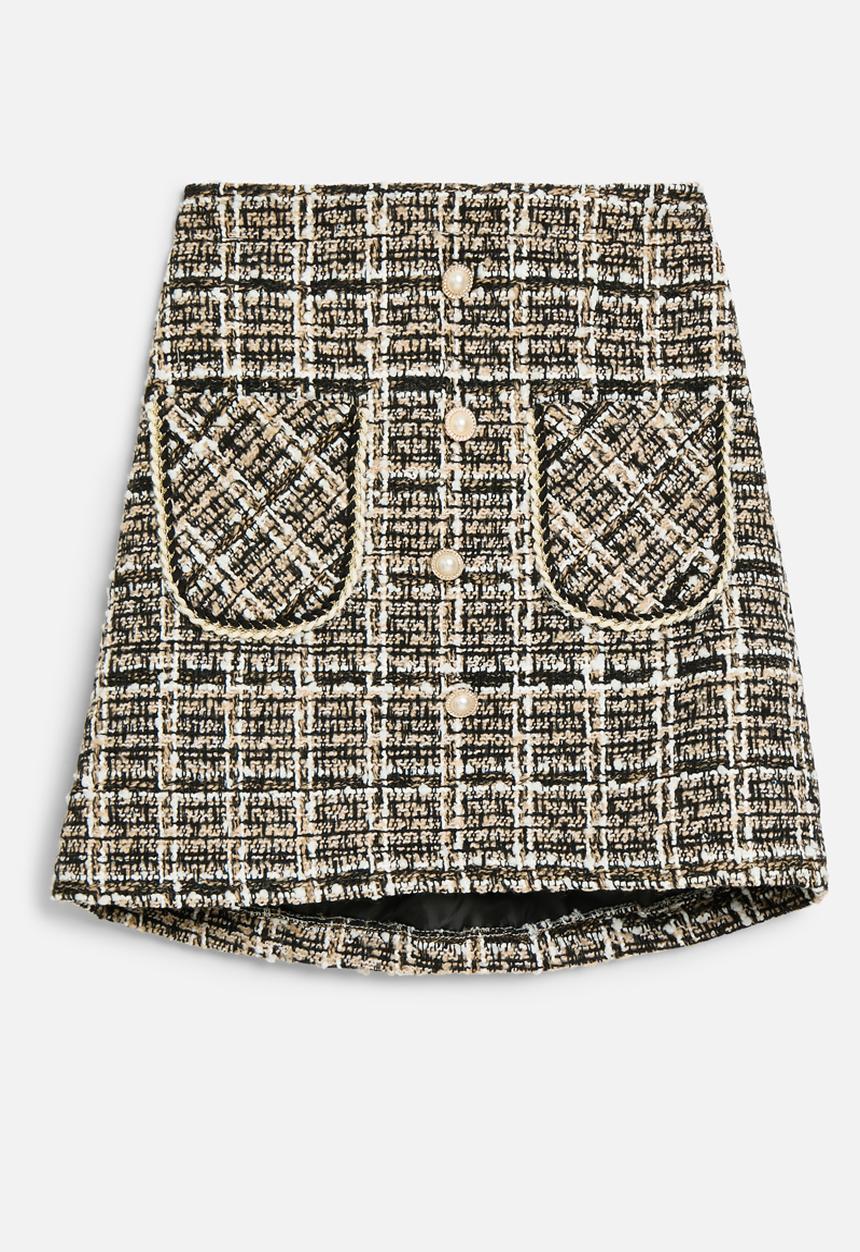 Pop Candy - Tweed skirt - multi 