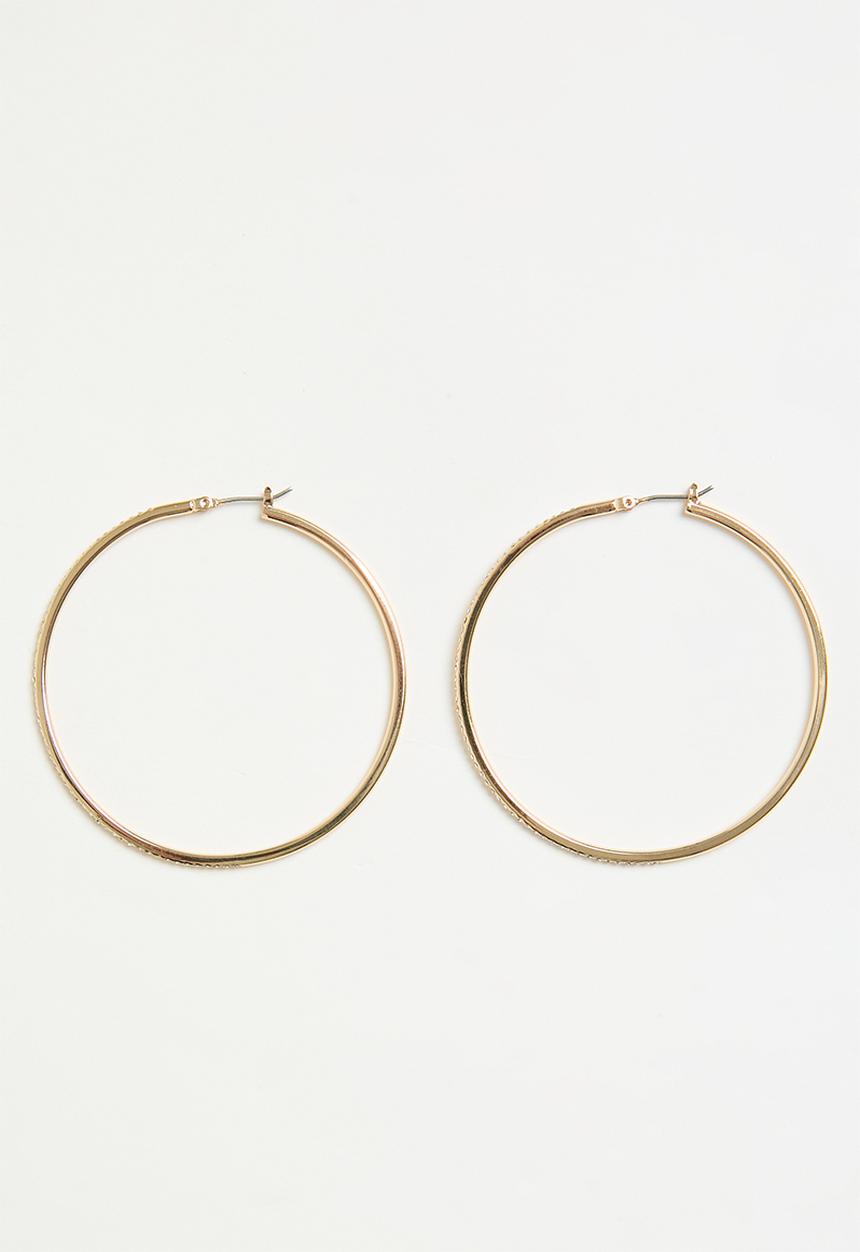 ALDO - Eryi hoop earrings - gold