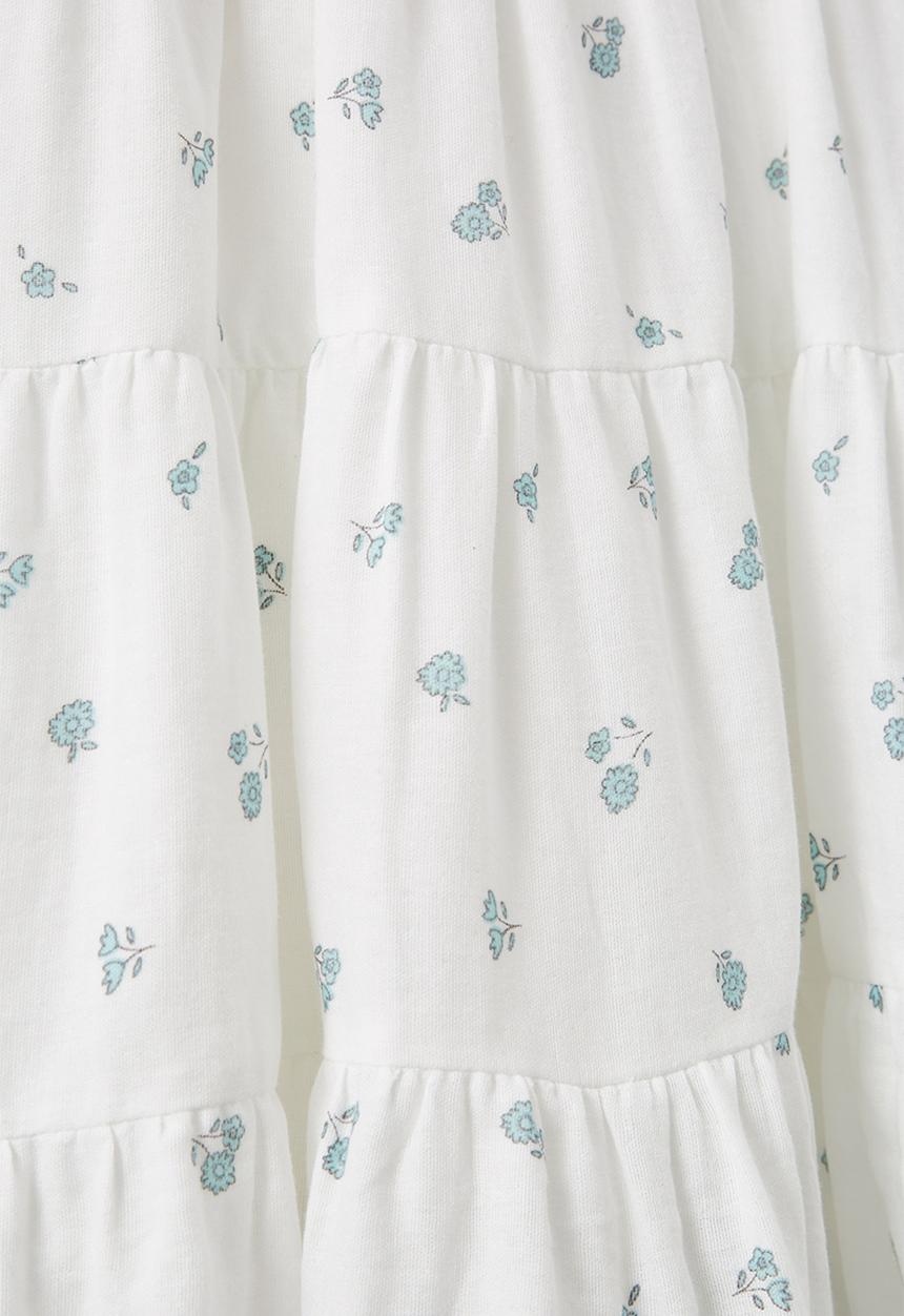 Cotton On - Louise shirred skirt - vanilla/mandy mimi floral