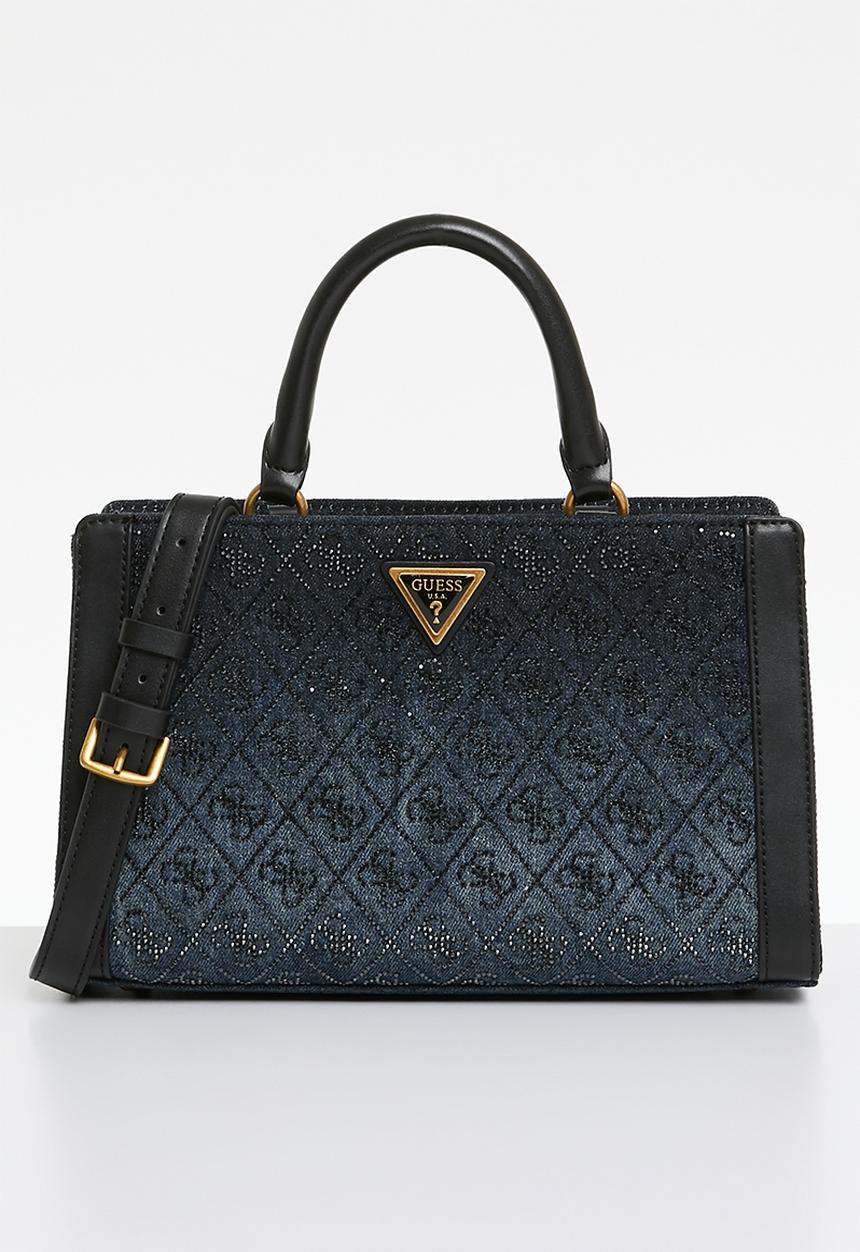 GUESS - Dili small satchel-black logo