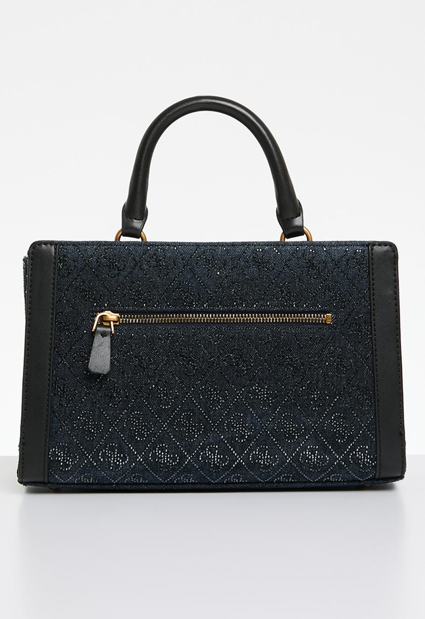 GUESS - Dili small satchel-black logo