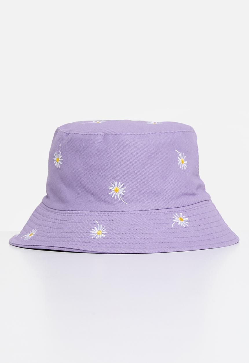 Pop Candy - Floral bucket hat - purple