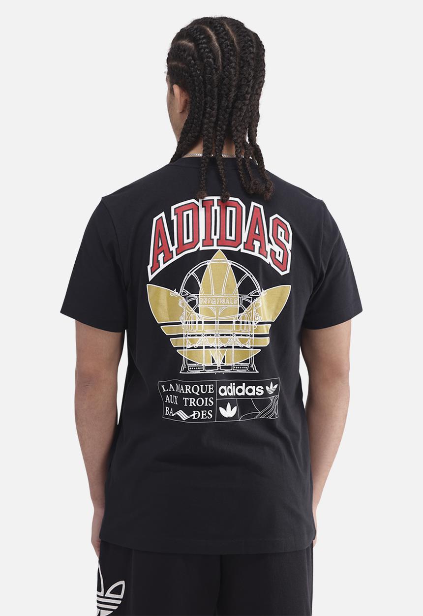 adidas Originals - Vrct s tee 2 backprint - black