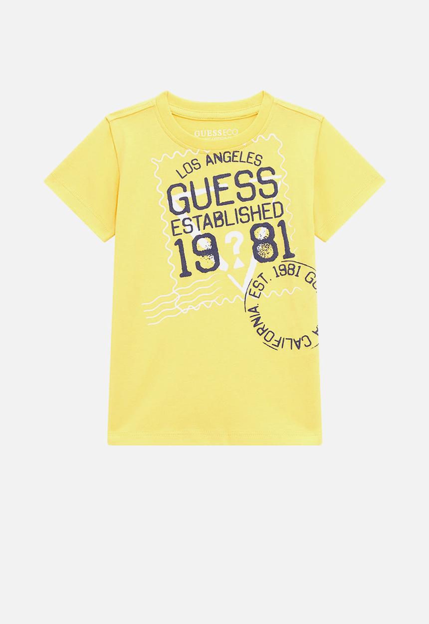 GUESS - Short sleeve t-shirt - mango seed yellow