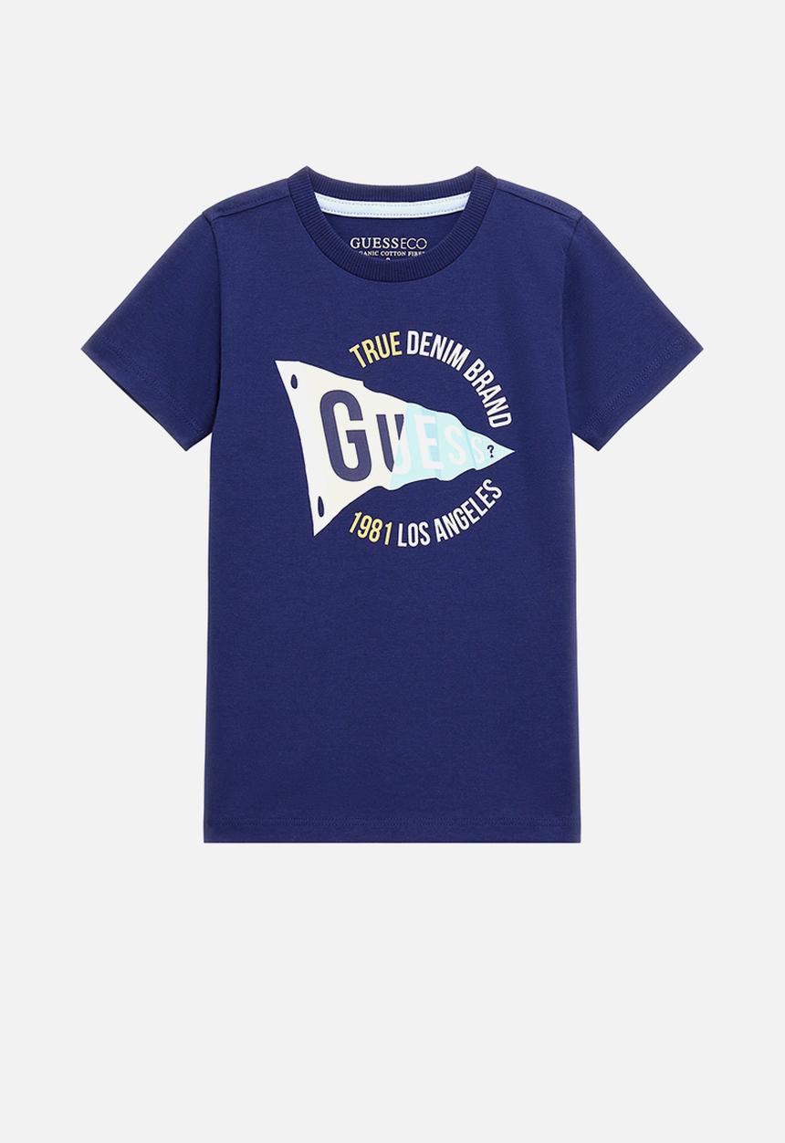 GUESS - Short sleeve t-shirt - cave blue