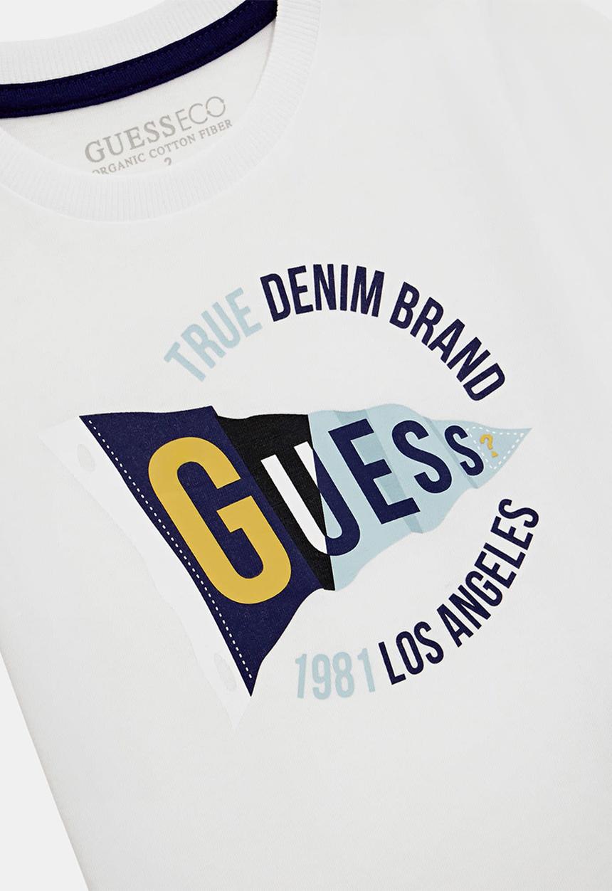 GUESS - Short sleeve t-shirt - pure white