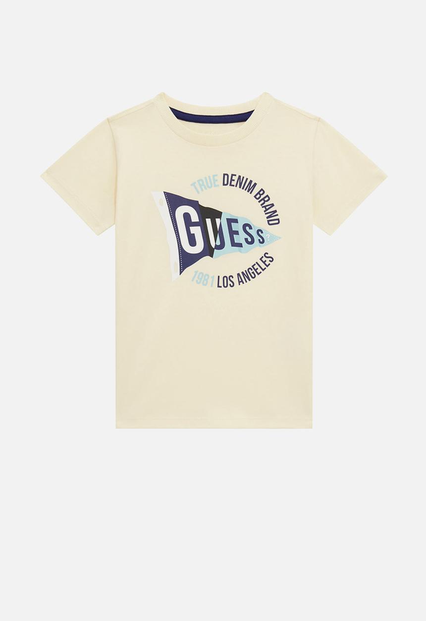 GUESS - Short sleeve t-shirt - iced lemon