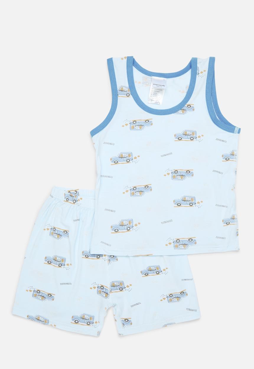 Pop Candy - Printed pj set - light blue