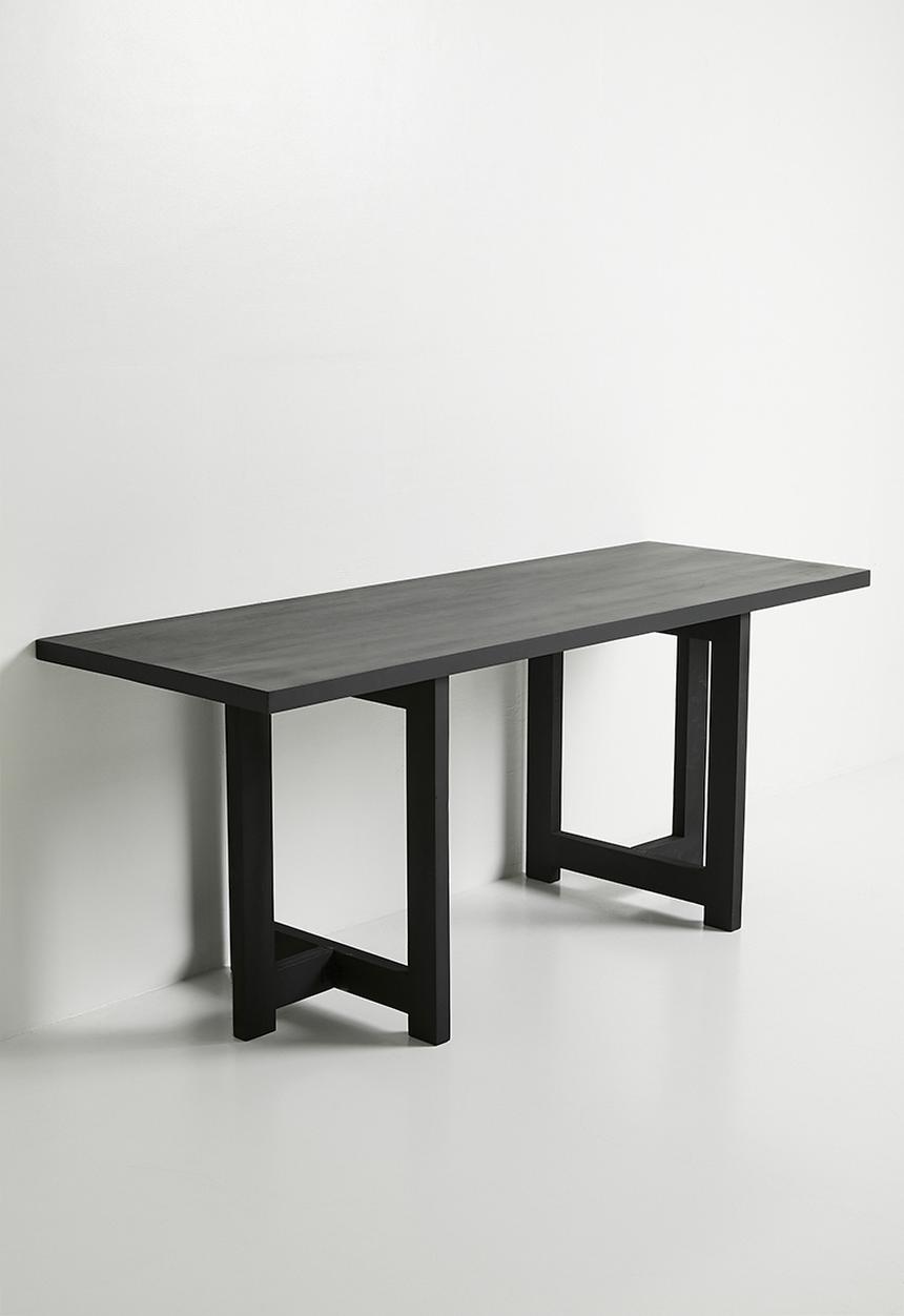 Sixth Floor - Moonie Wooden Dining Table - Black