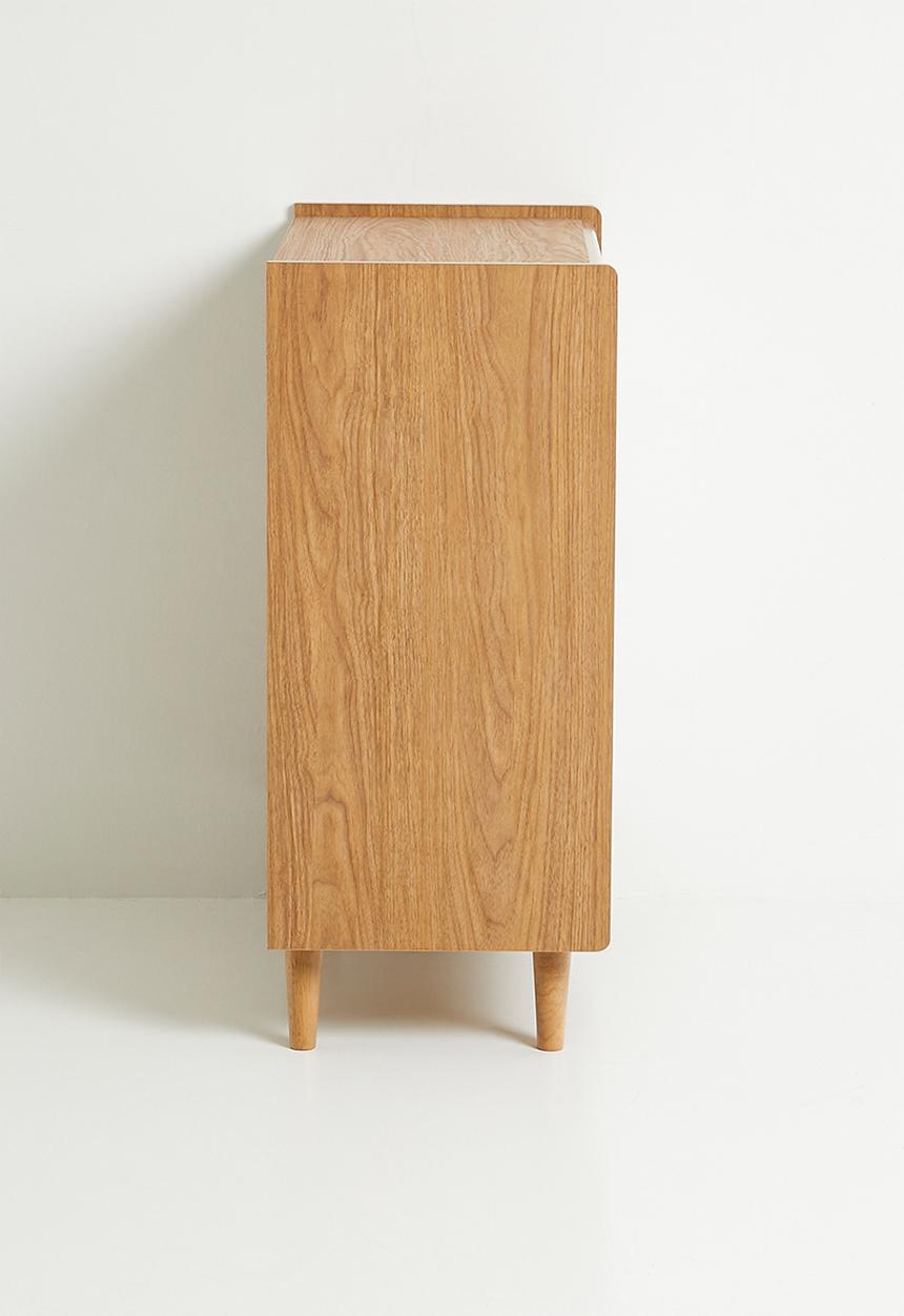 Sixth Floor - Lois 4 drawer storage - natural & white