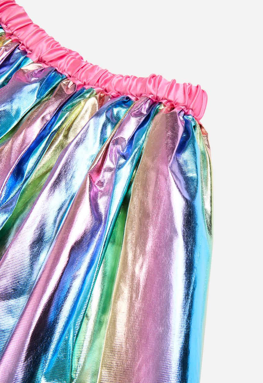 Pop Candy - Metallic skirt & headband set-purple