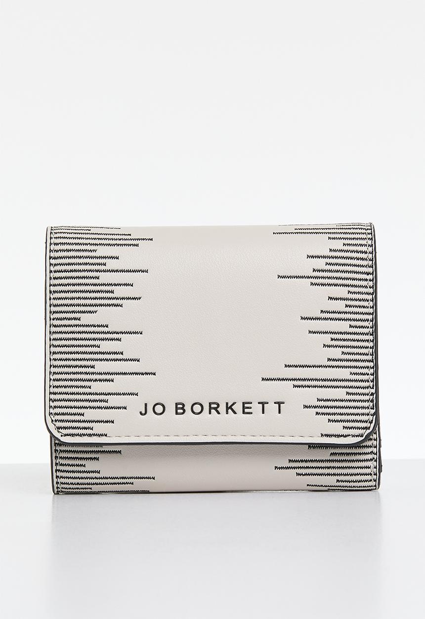 Jo Borkett - Teardrop small purse - off white