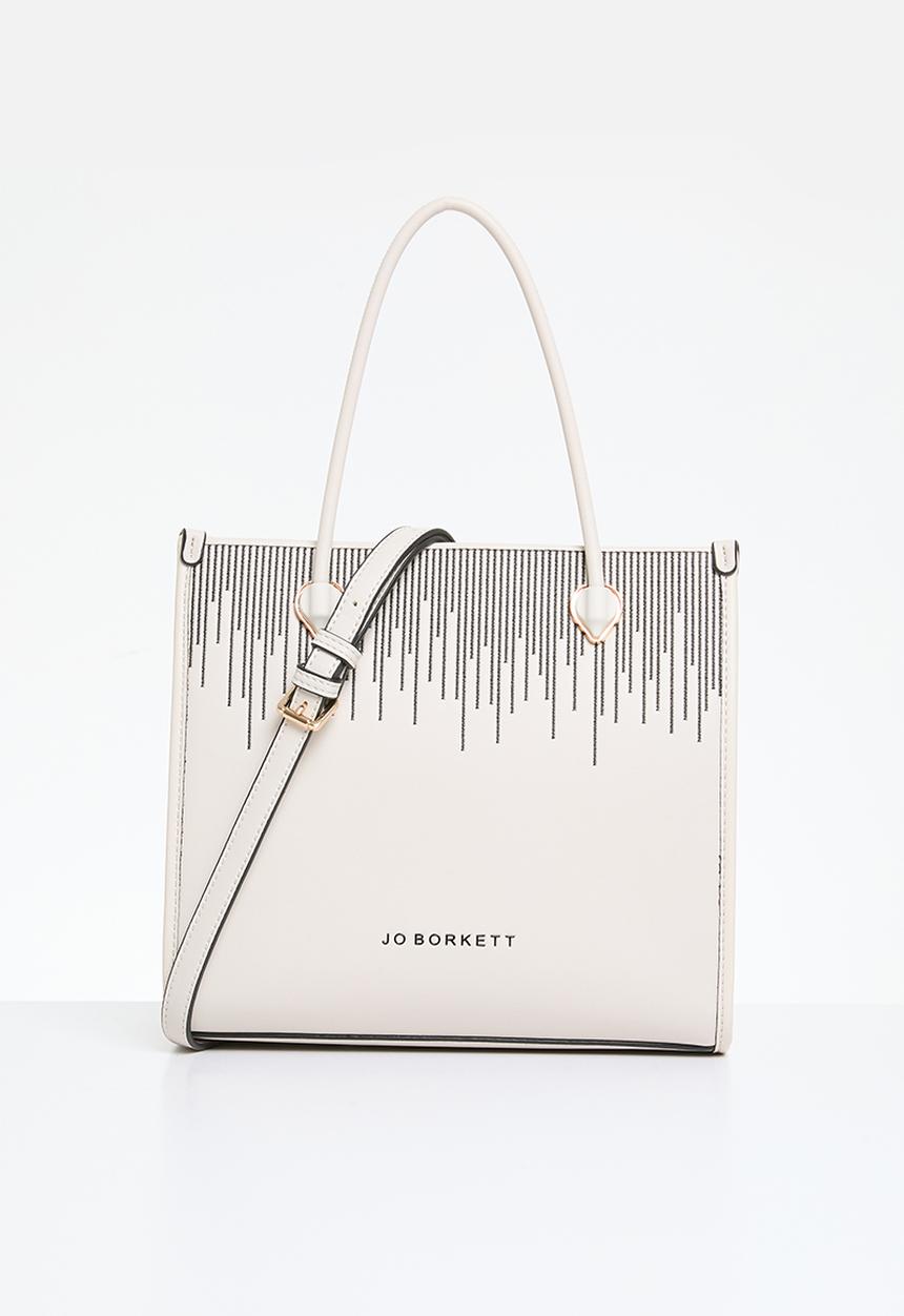 Jo Borkett - Teardrop shopper - off white