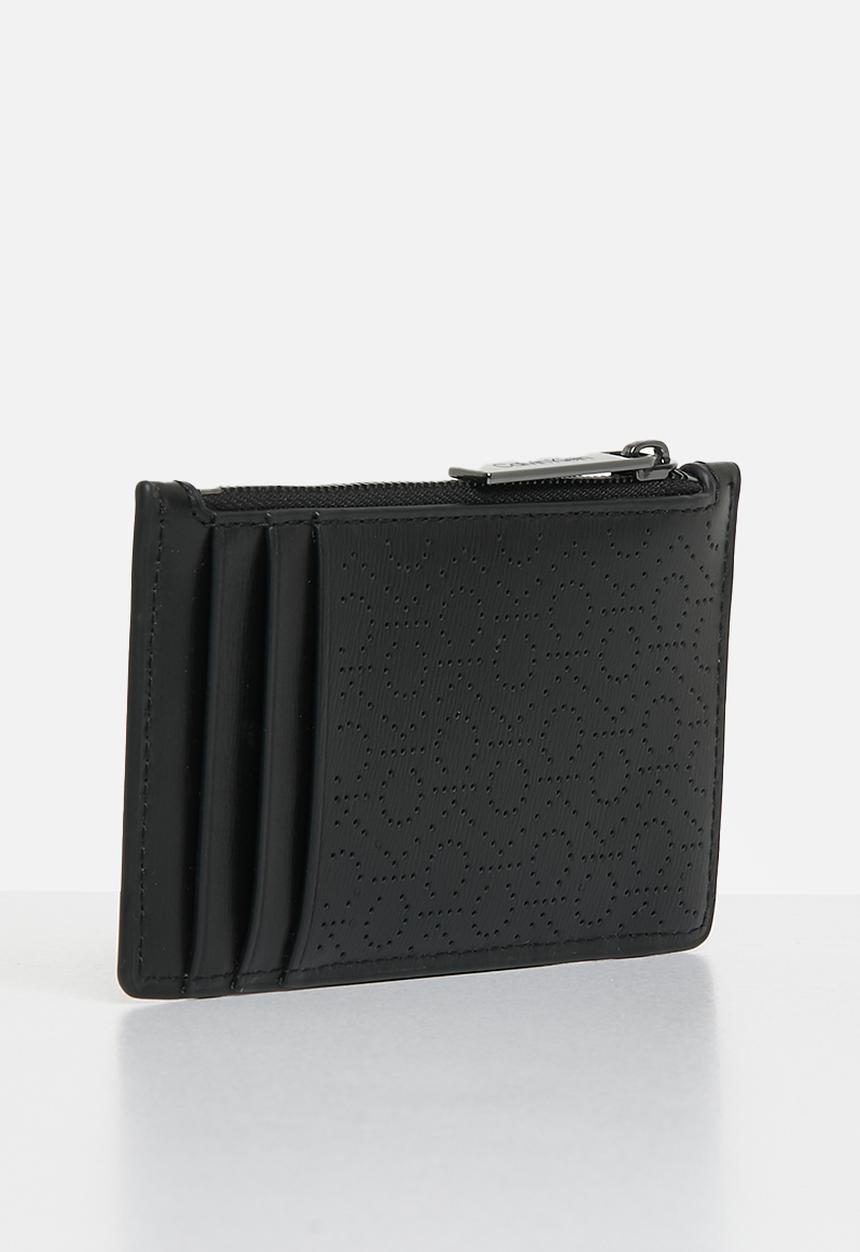Calvin Klein - Modern Bar Ns Cardholder 6Cc Mon - Black